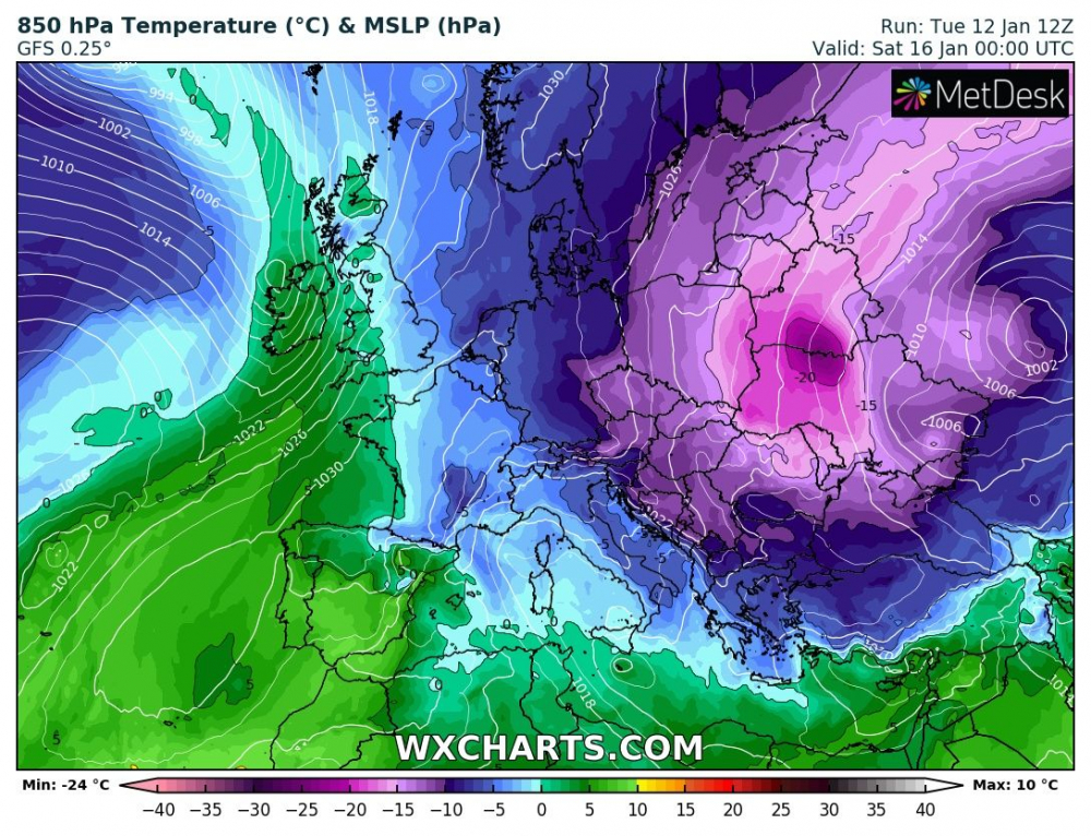 Meteo Balkans: Циклон над Черно море носи люта зима в България! Сателитни СНИМКИ