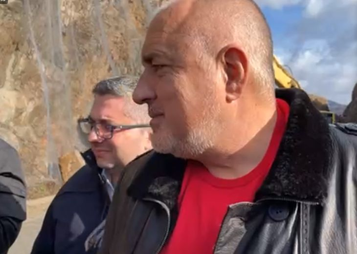 Борисов отиде на най-опасната точка в България, прекръсти се и... ВИДЕО