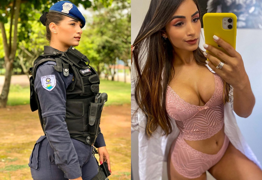 Полицайка свали униформата и се превърна в секс фурия СНИМКИ 18+