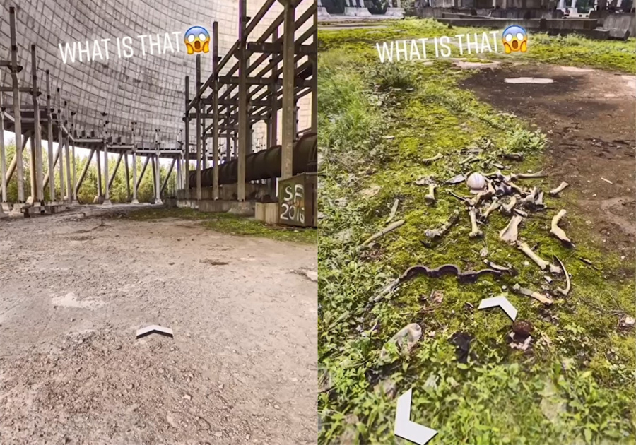 Зловещо: Мъж откри купчина човешки кости в Чернобил чрез Google Maps  ВИДЕО