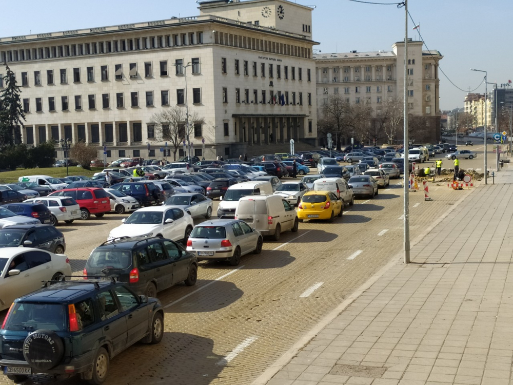 Кошмар в центъра на София СНИМКИ