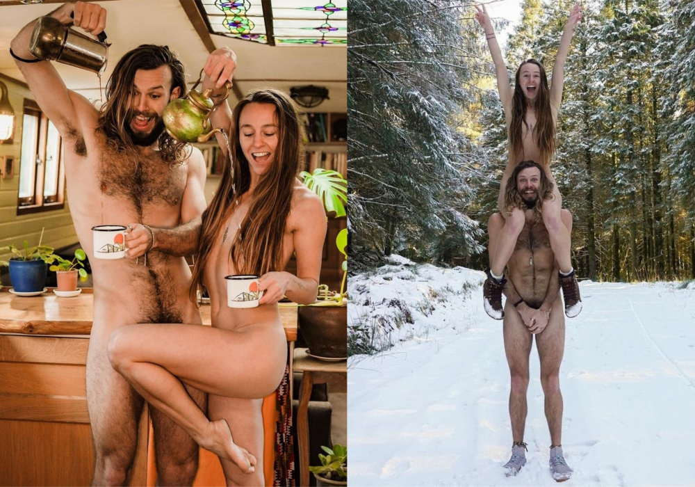 Влюбена двойка обикаля чисто гола света СНИМКИ 18+