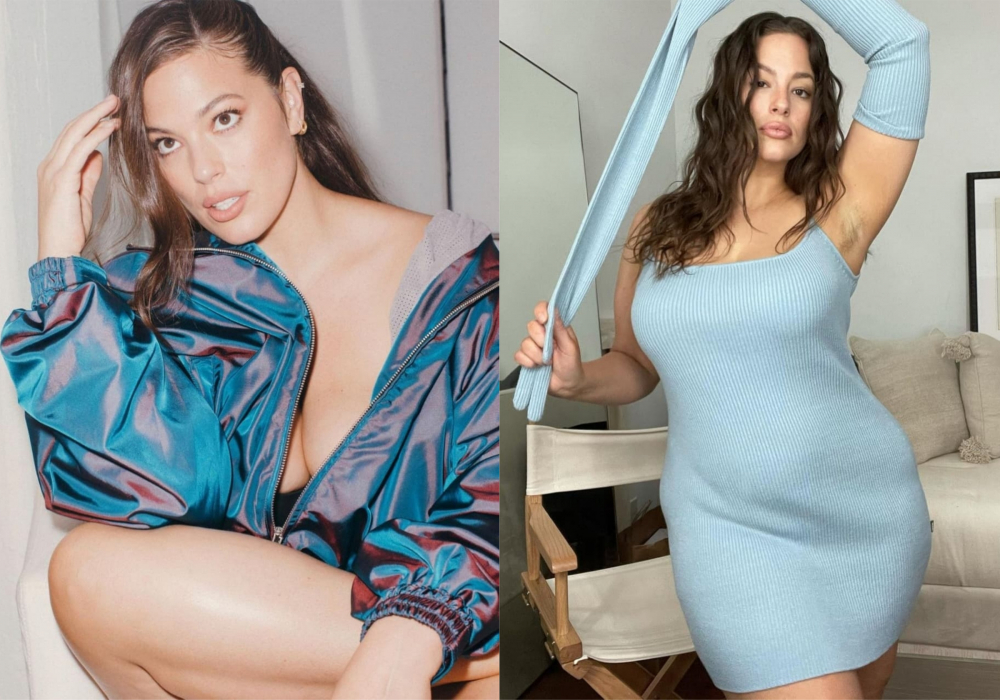 Ашли Греъм си разголи тлъстинките без да й пука СНИМКА 18+