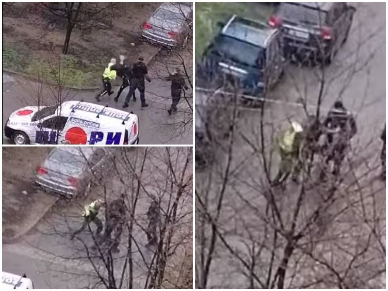 Уволняват полицаи, заловили със стрелба и бой дрогирания идиот, народът ги защитава ВИДЕО