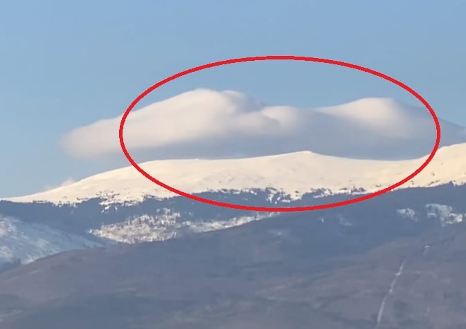 Неочаквано явление! Над Витоша се появи.... ВИДЕО