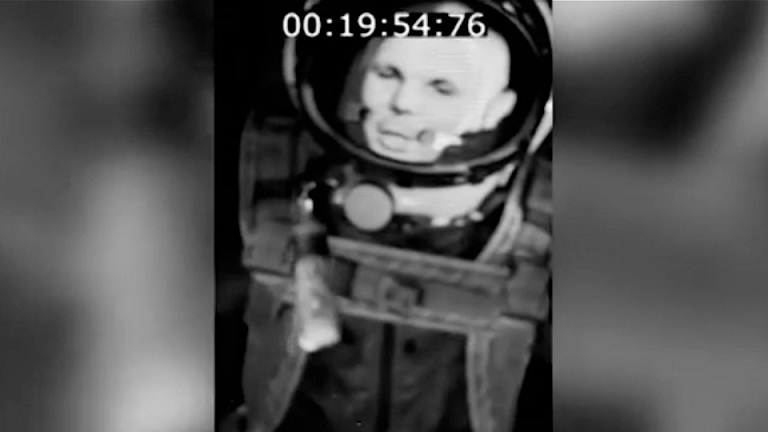 Откриха изгубено ВИДЕО от космическия полет на Гагарин