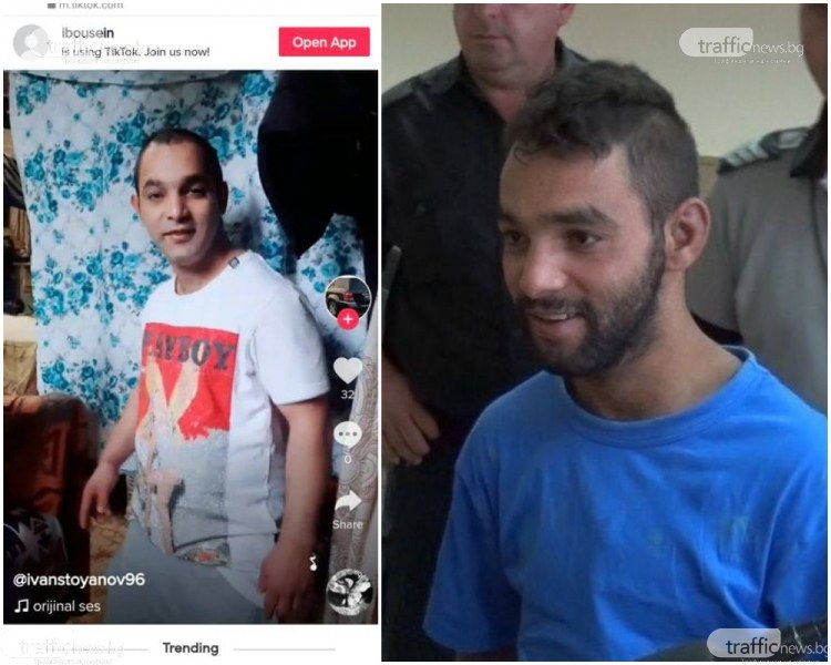 Циганинът Цветан, заклал баща си в "Столипиново", се вихри в ТикТок от килията ВИДЕО 