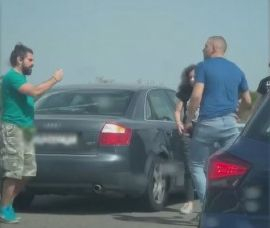 Страшен ад на "Тракия"! Чуват се крясъци, шофьорите в потрес ВИДЕО 
