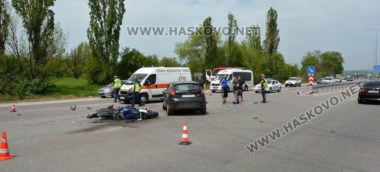 Страшна драма с млад моторист навръх Велика събота в Димитровградско СНИМКИ