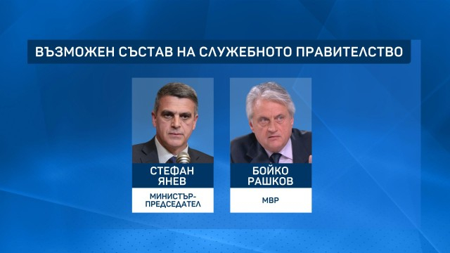 Това ли са основните фигури в служебния кабинет на Радев