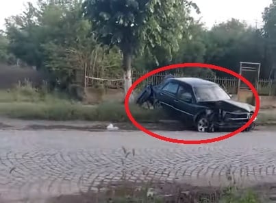 Циганин направи невиждан зулум с "Мерцедес" във Врачанско и си плю на петите ВИДЕО
