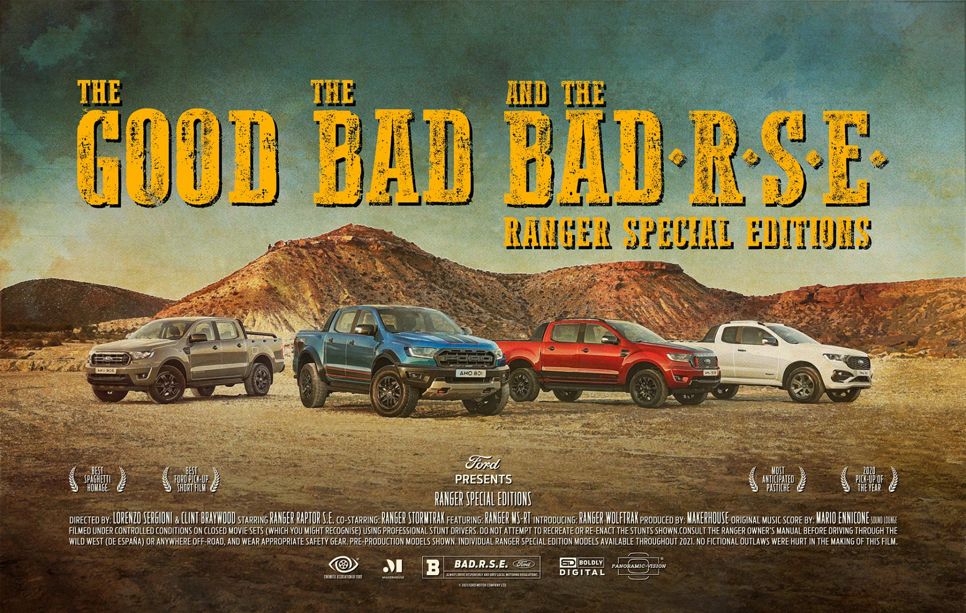 С филмова премиера дебютира ексклузивната специална серия на пикапа Ford Ranger Raptor