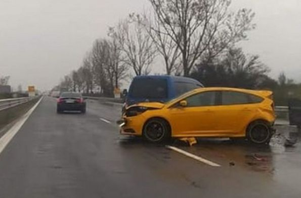 Страшно верижно меле в Плевенско 