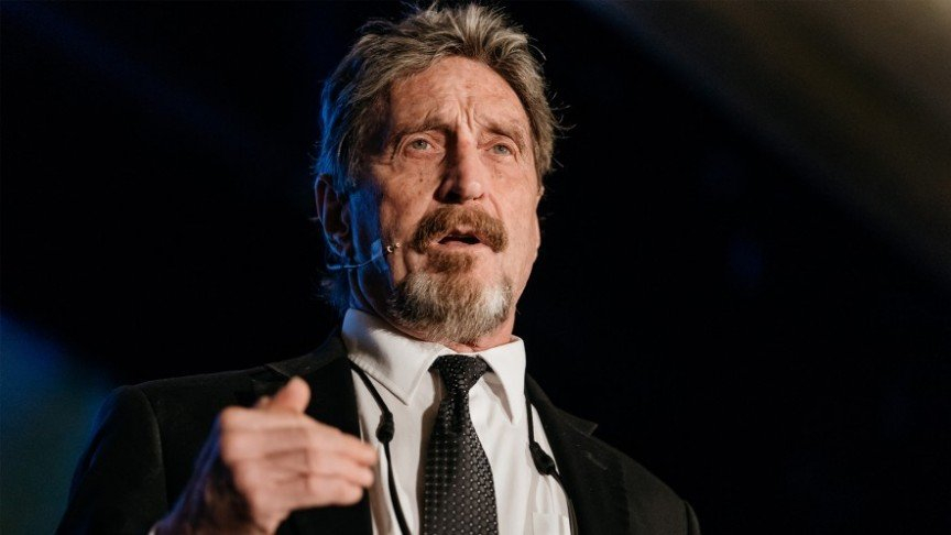 Създателят на McAfee, който почина в затвора, е оставил съобщение в случай на смърт