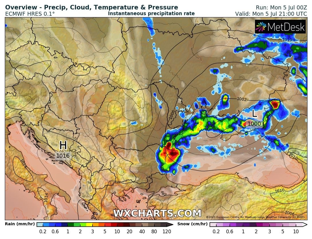 Meteo Balkans бие тревога, грози ни... КАРТА