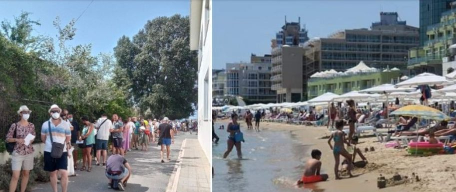 Българите окупираха плажовете, а в Гърция... СНИМКИ 
