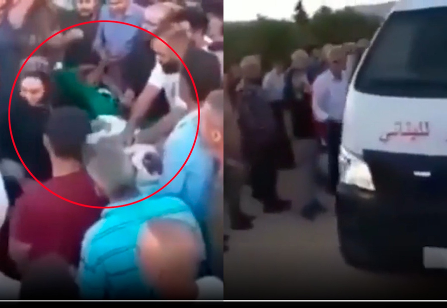 Ужасяващо ВИДЕО: Мъртвец се размърда в отворен ковчег минути преди погребението 
