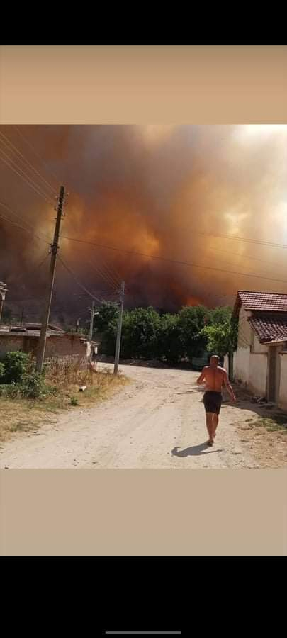 Първи жертви на пожарите! До Старосел стана страшно, горят домове, викат хеликоптер ВИДЕО