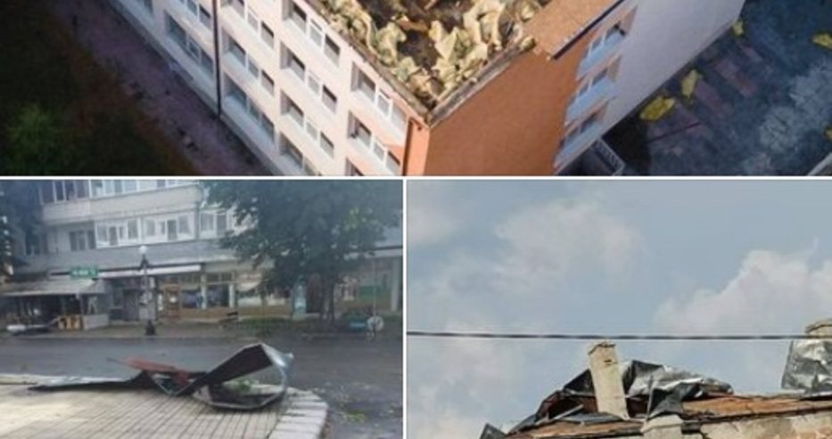 Ураганна буря помете Тервел СНИМКИ