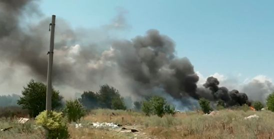 Първо ВИДЕО от опасната ситуация край летище София 