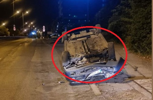 Първо в БЛИЦ! Мистериозен екшън посред нощ в София СНИМКА
