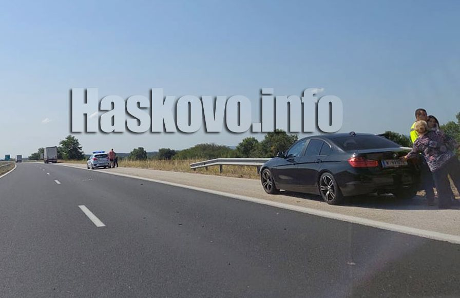 Нов ад с тир и кола на наша магистрала СНИМКИ