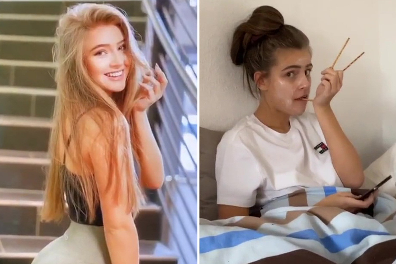 Гадже на секси красавица показа скандално ВИДЕО с нея и TikTok прегря