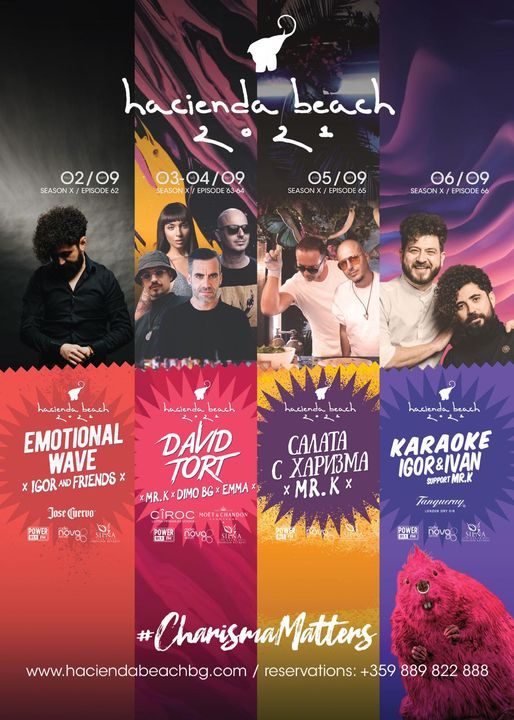 Hacienda Beach изпраща лятото с грандиозното парти на DJ Дейвид Торт
