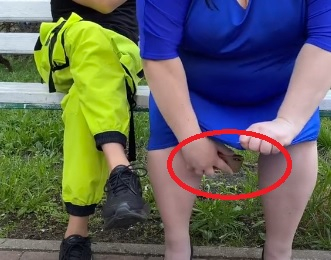 XXL лелка се щракна под полата, показа снимката на младеж и... ВИДЕО