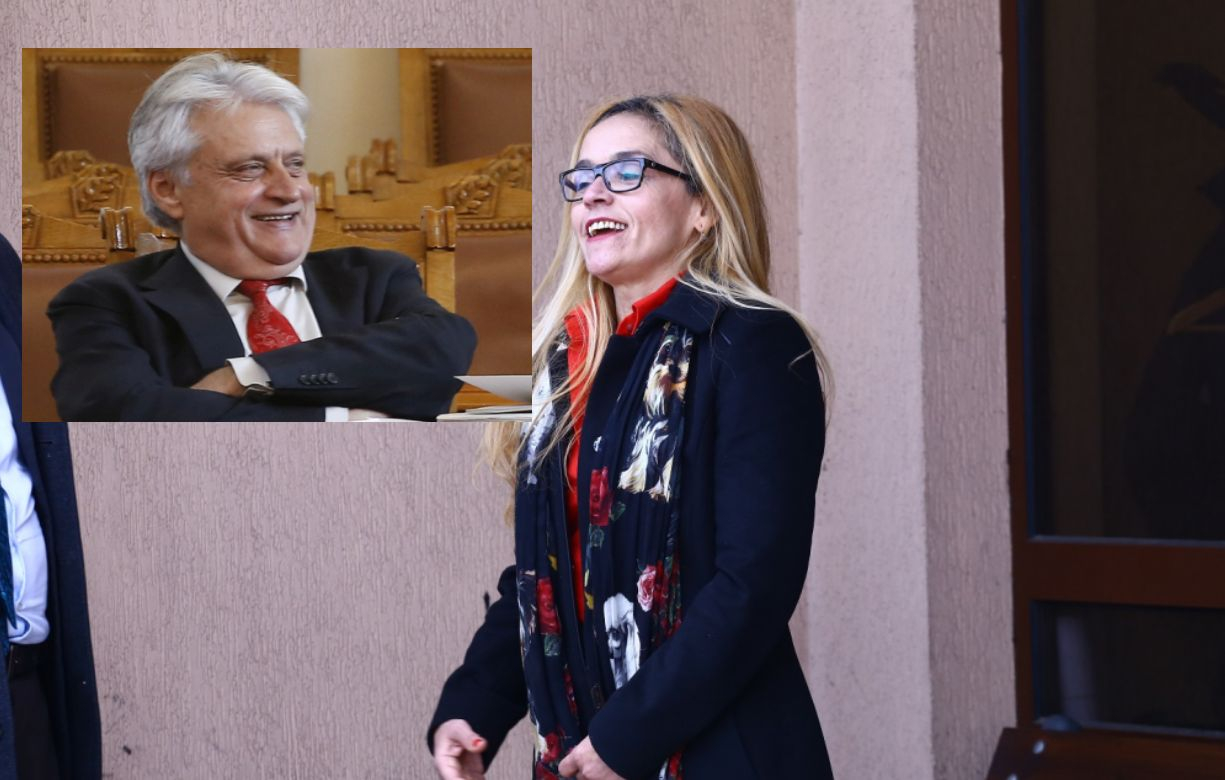 Палава СНИМКА на плътно долепените Рашков и Иванчева подпали мрежата