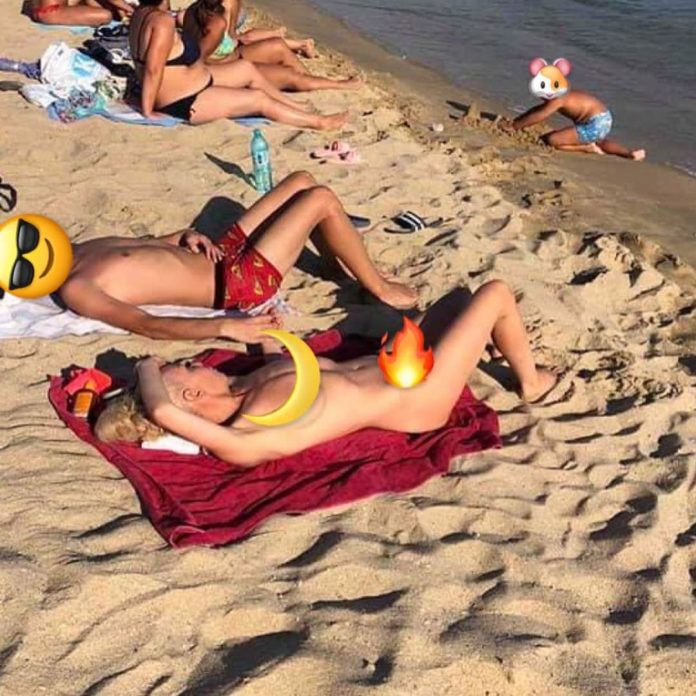 Мераклийка за президент с чисто голи СНИМКИ 18+ от плажа