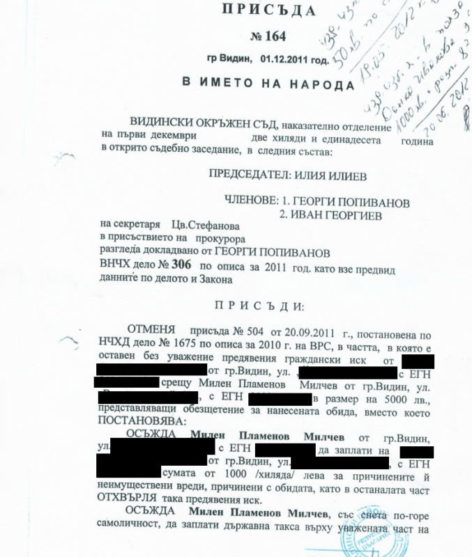 Лидерът на ИТН във Видин крие скандално крими минало ДОКУМЕНТ 