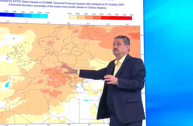 Проф. Рачев притеснен направи дългосрочна прогноза за зимата КАРТИ
