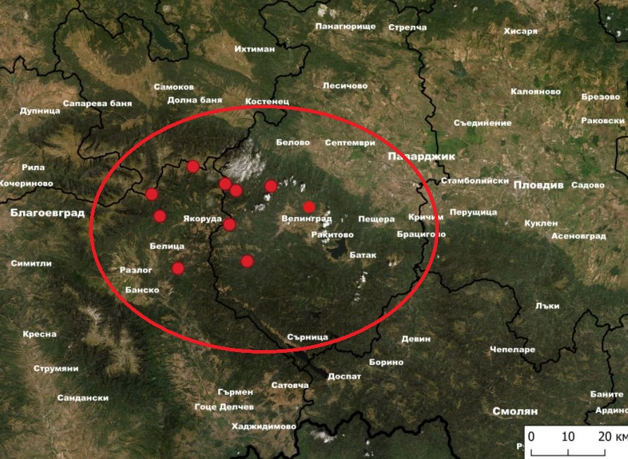 Какво се случва? 15 земетресения разтърсиха Велинград