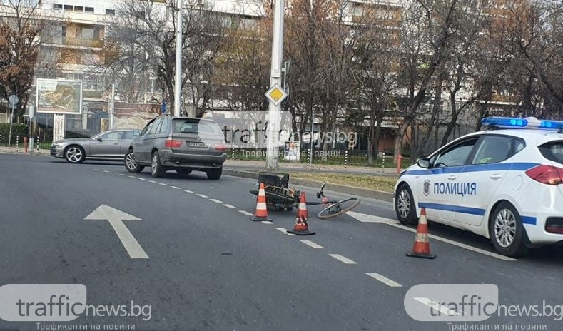 Комшарен инцидент с колоездач в Пловдив