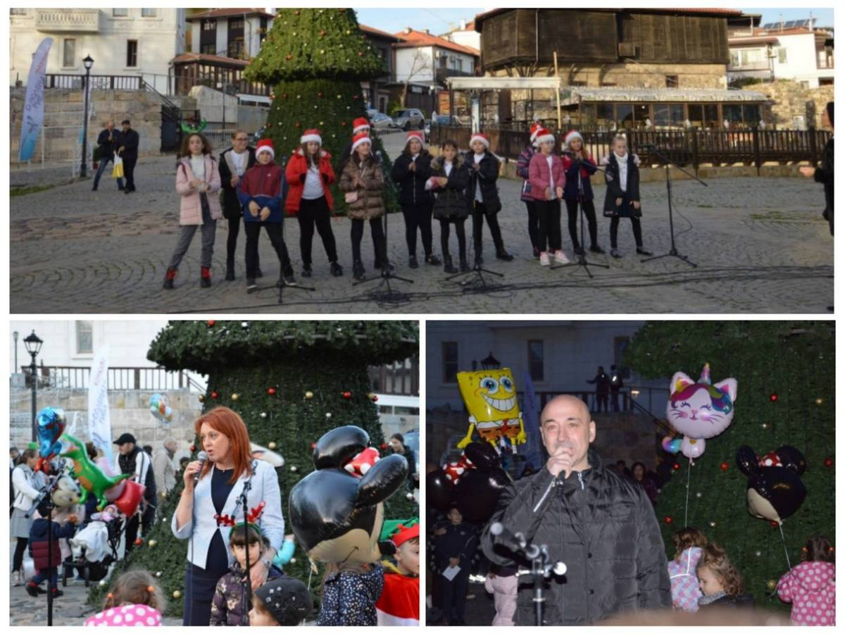 Созопол грейна в коледна премяна СНИМКИ