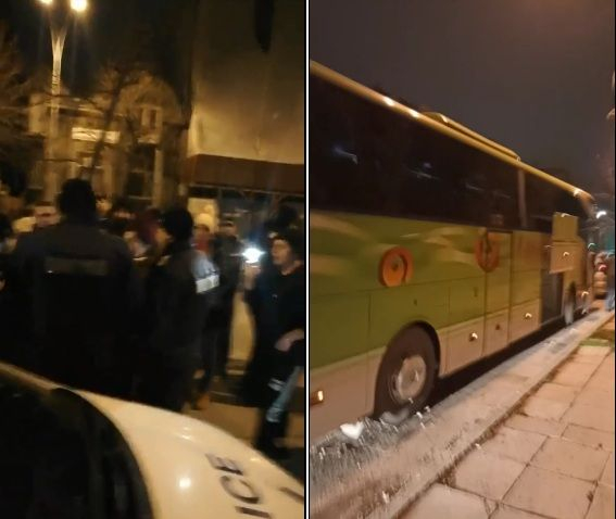 Започна се: Сблъсък между полиция и симпатизанти на "Възраждане" беляза старта на COVID протеста ВИДЕО