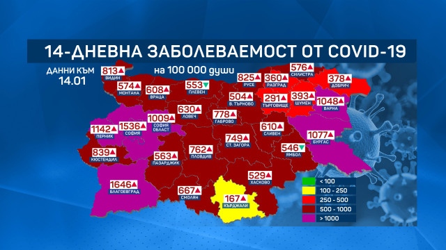 Лоши новини за заболяемостта у нас ТАБЛИЦИ