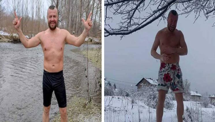 Шок в река Ерма! Коафьор се топи на -7 градуса в Българския Сибир СНИМКИ