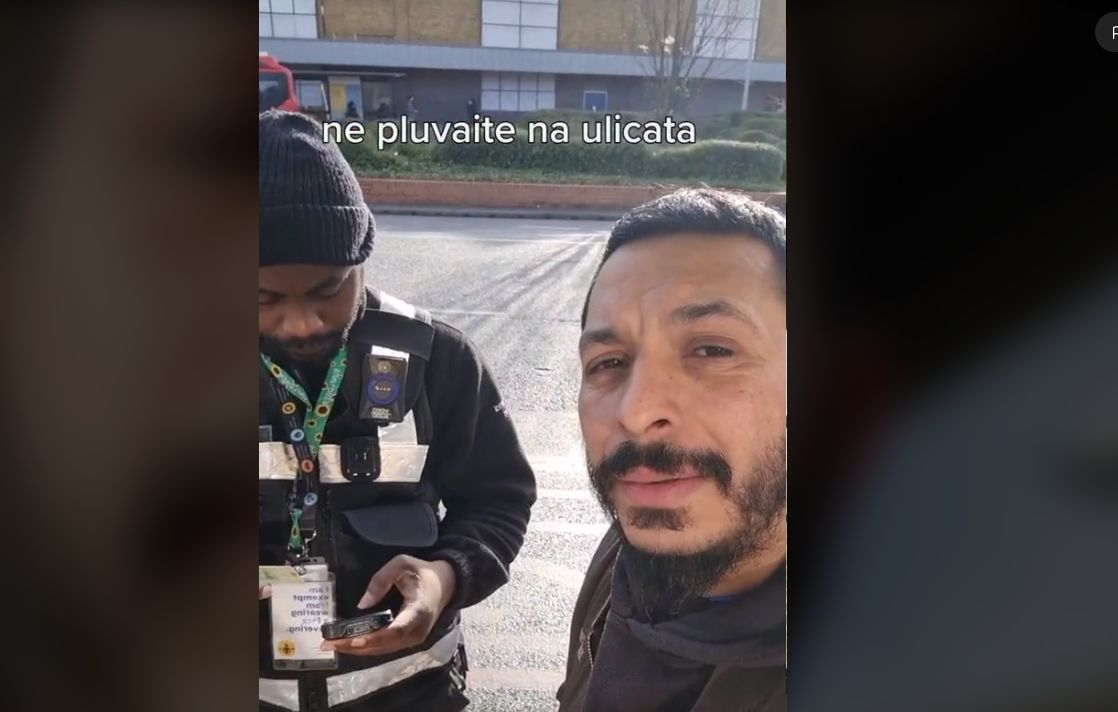 Наш ром направи нещо много гнусно в Англия и веднага съжали ВИДЕО