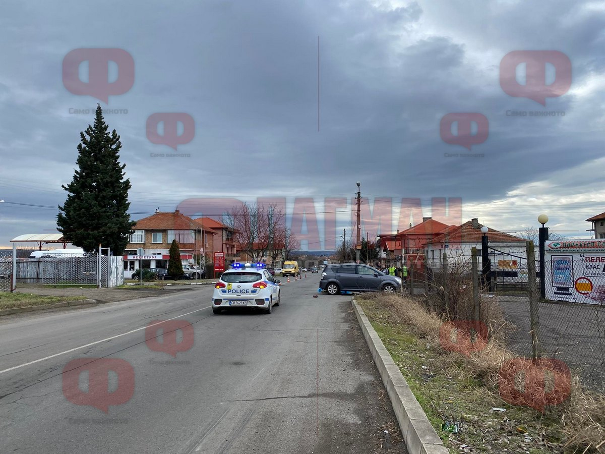 Моторист загина на място на входа на бургаския квартал Долно Езерово СНИМКИ 18+