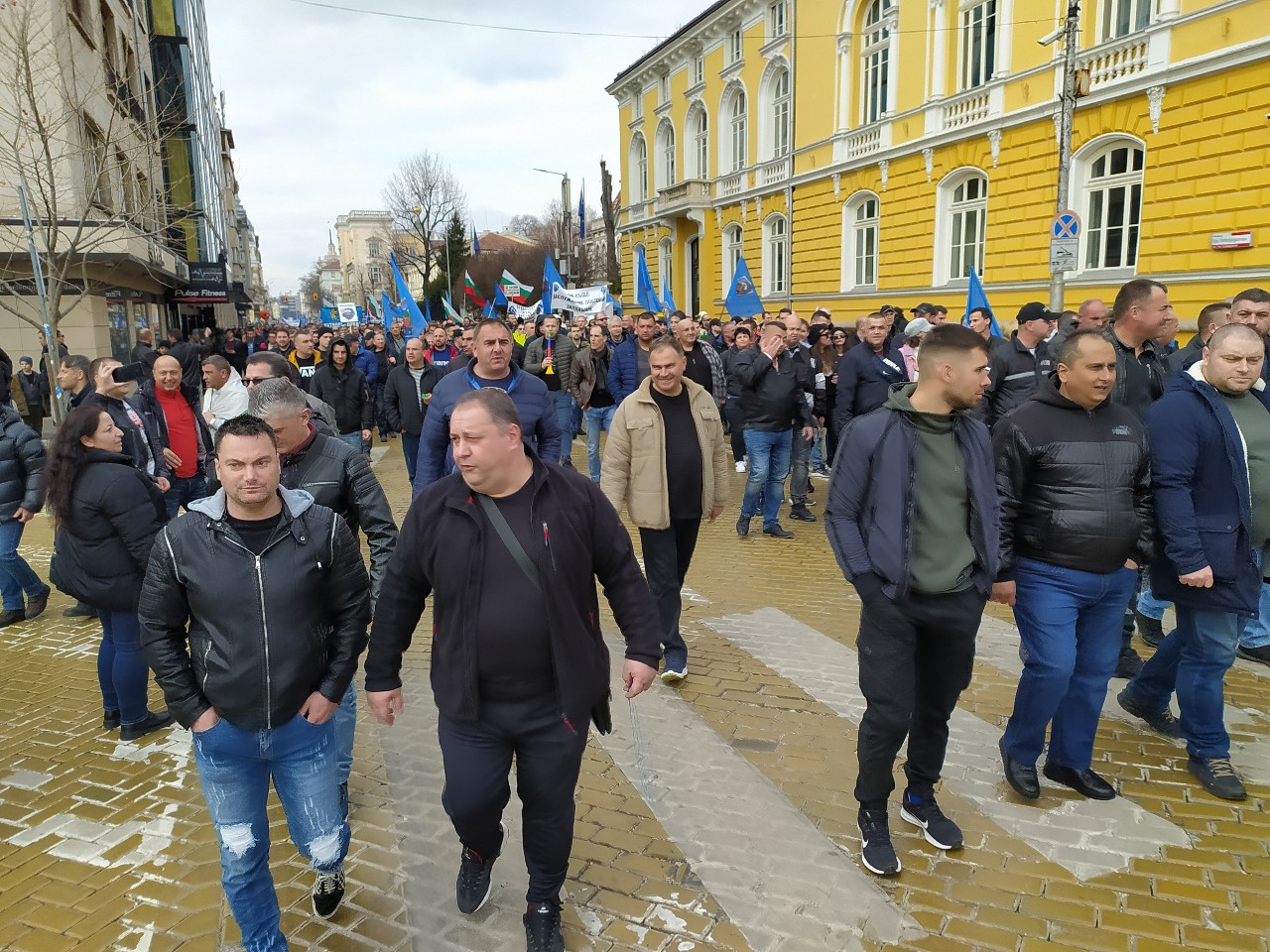 Фоторепортаж в БЛИЦ: Полицаите излязоха на протест