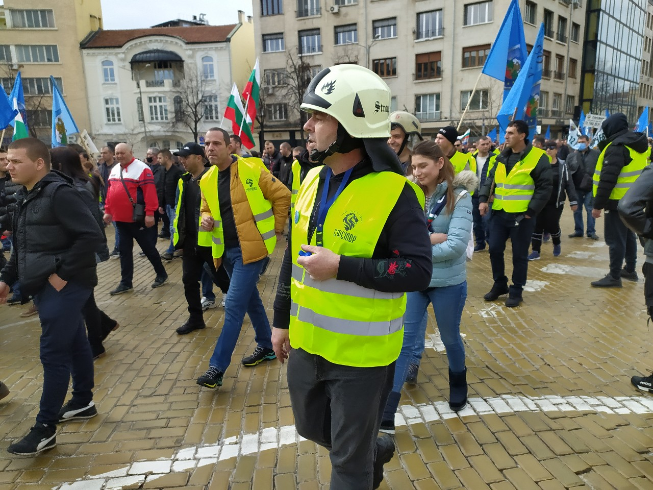 Фоторепортаж в БЛИЦ: Полицаите излязоха на протест