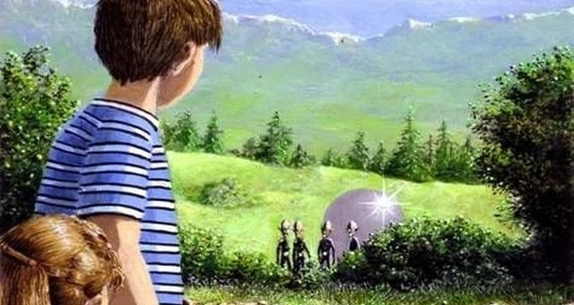 Деца видяха четирима извънземни, ето как изглеждат