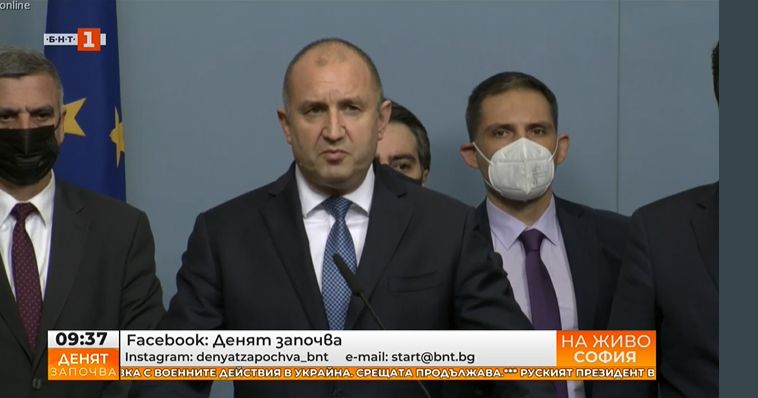 Радев и Петков огласиха позицията на България за руската атака в Украйна