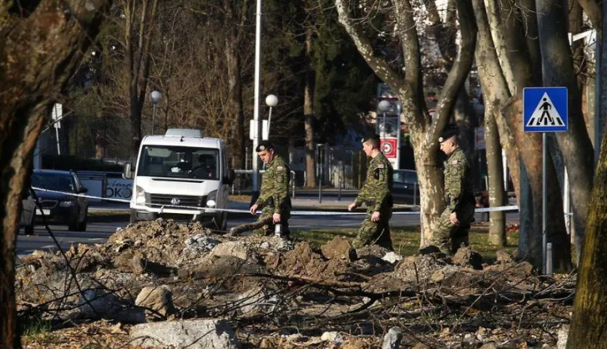 Стана ясно откъде е долетял бойният дрон, който подлуди Балканите и се взриви в Загреб ВИДЕО