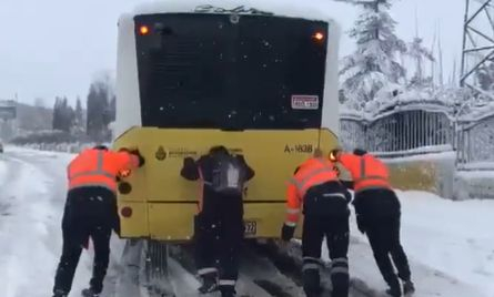 Снегокалипсис в Истанбул ВИДЕО