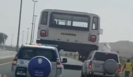 Чудовищни размери: Най-големият Hummer в света бе запечатан на ВИДЕО