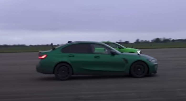 Вижте интригуващия дуел между новото Audi RS3 и BMW M3 Competition ВИДЕО