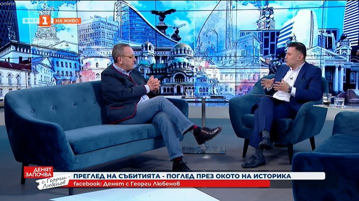 Водещият на БНТ Георги Любенов онемя от тези думи на госта си СНИМКИ
